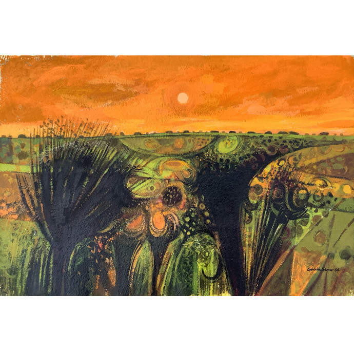 Garrick Palmer Landscape with Orange Sky