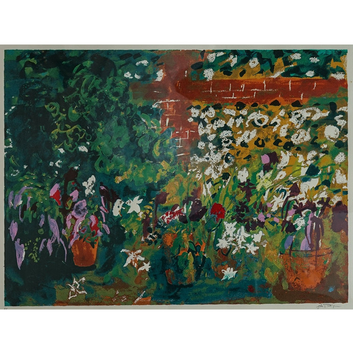 Piper, John: Terrace with Red Pots - SOLD