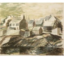 Jaques, Norman.C: Moelfre, Anglesey from the Sea (brown)